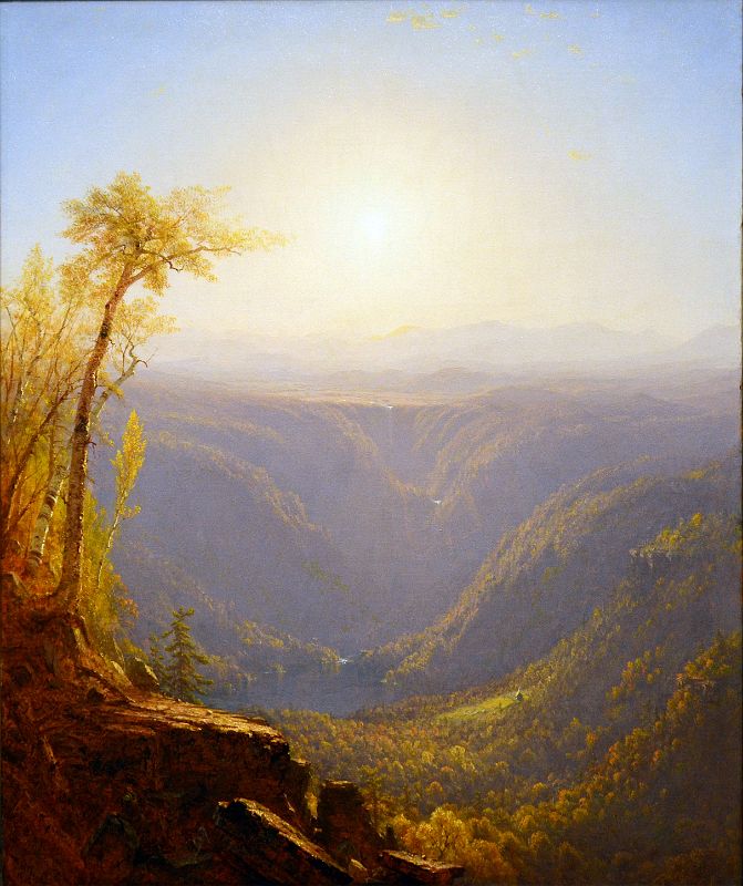 761 A Gorge in the Mountains (Kauterskill Clove) - Sanford Robinson Gifford 1862 - American Wing New York Metropolitan Museum of Art